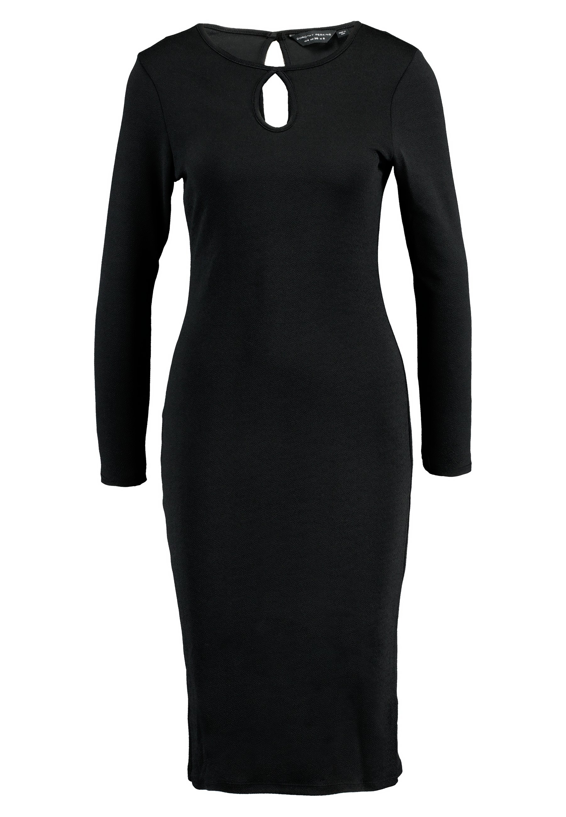 Dorothy Perkins Womens Long Sleeve Keyhole Bodycon Dress